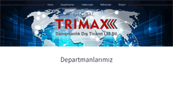 Desktop Screenshot of globaltrimax.com